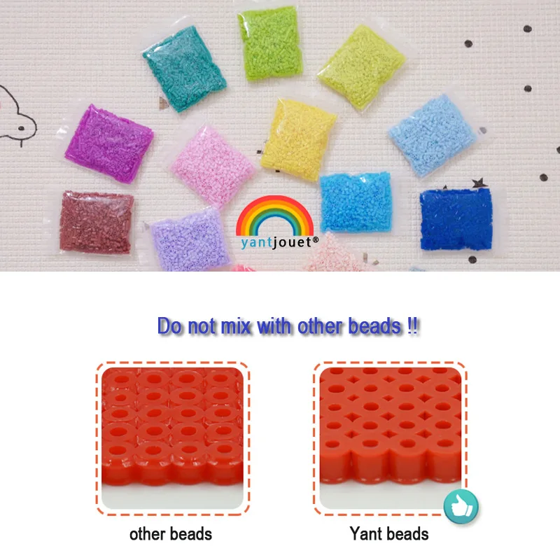 Brown Color 5mm 1000PCS Perler Beads YantJouet Hama Beads Iron Fuse Beads DIY Puzzles Pixel Art Gift Toy