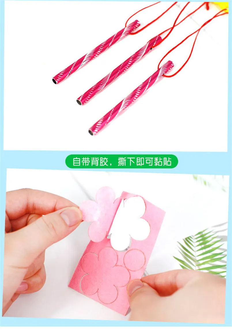 8Pcs Kids DIY Wind Chimes Art Crafts Toy for Children Garden Home Party Educational Handmade Teaching Aids Girls Christmas Gifts