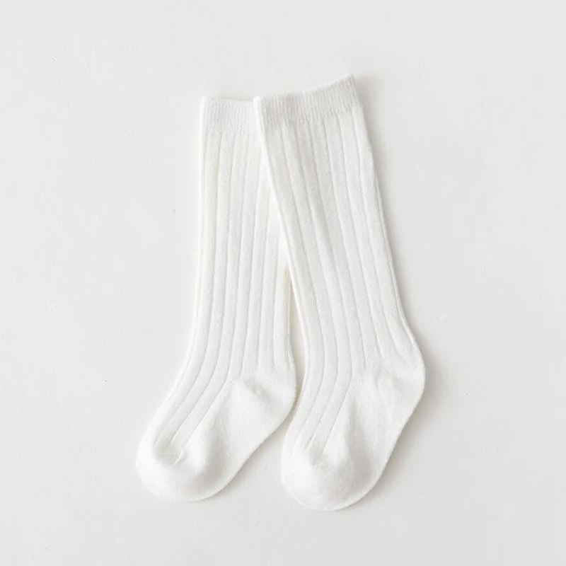 Spainish Children Socks Stripe Boys And Girls Cotton Sock Breathable Knee High Baby Long Socks School Uniform Socks 0-7Years