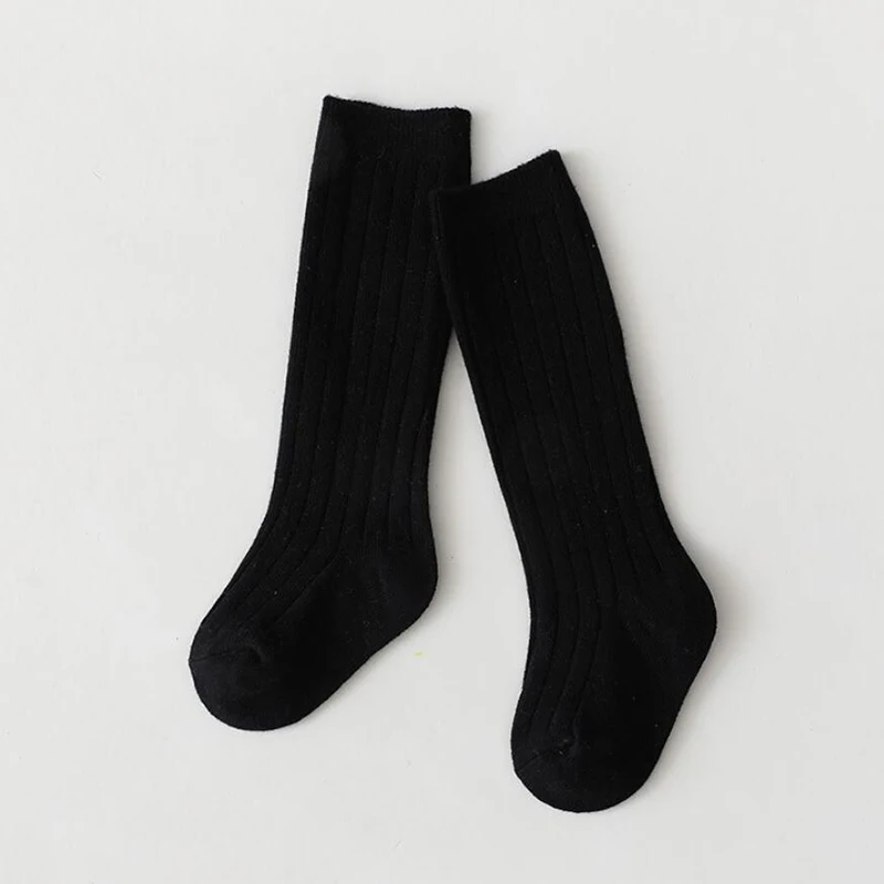 Spainish Children Socks Stripe Boys And Girls Cotton Sock Breathable Knee High Baby Long Socks School Uniform Socks 0-7Years
