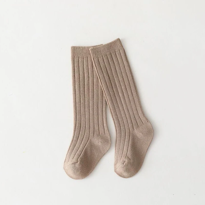 Spainish Children Socks Stripe Boys And Girls Cotton Sock Breathable Knee High Baby Long Socks School Uniform Socks 0-7Years