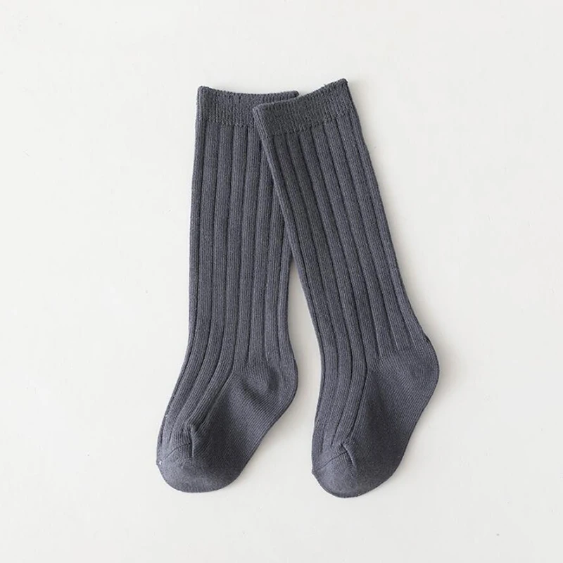 Spainish Children Socks Stripe Boys And Girls Cotton Sock Breathable Knee High Baby Long Socks School Uniform Socks 0-7Years