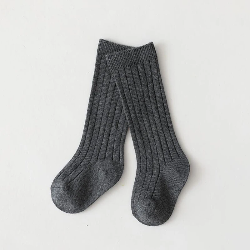 Spainish Children Socks Stripe Boys And Girls Cotton Sock Breathable Knee High Baby Long Socks School Uniform Socks 0-7Years