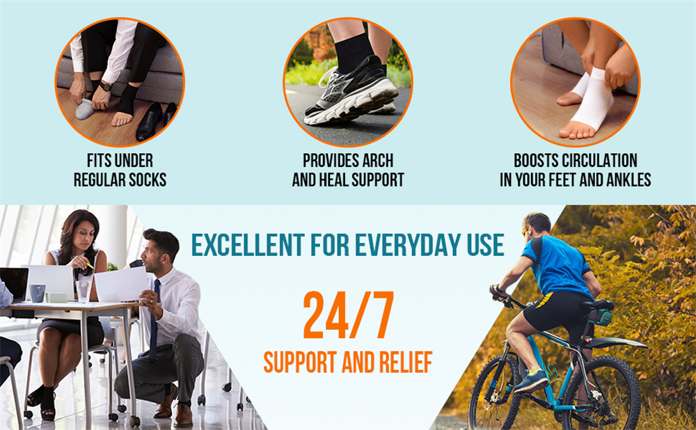 Neuropathy Socks for Women Men,1Pair Soothe Compression Socks for Neuropathy Pain, Ankle Brace Plantar Fasciitis Swelling Relief