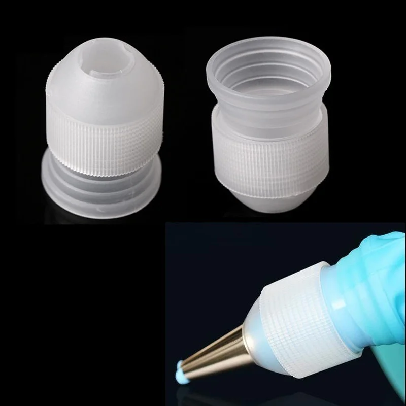10Pcs Fashion Icing Piping Nozzles Tips Cake Decorating Converter Coupler Pastry Tool Home Tips