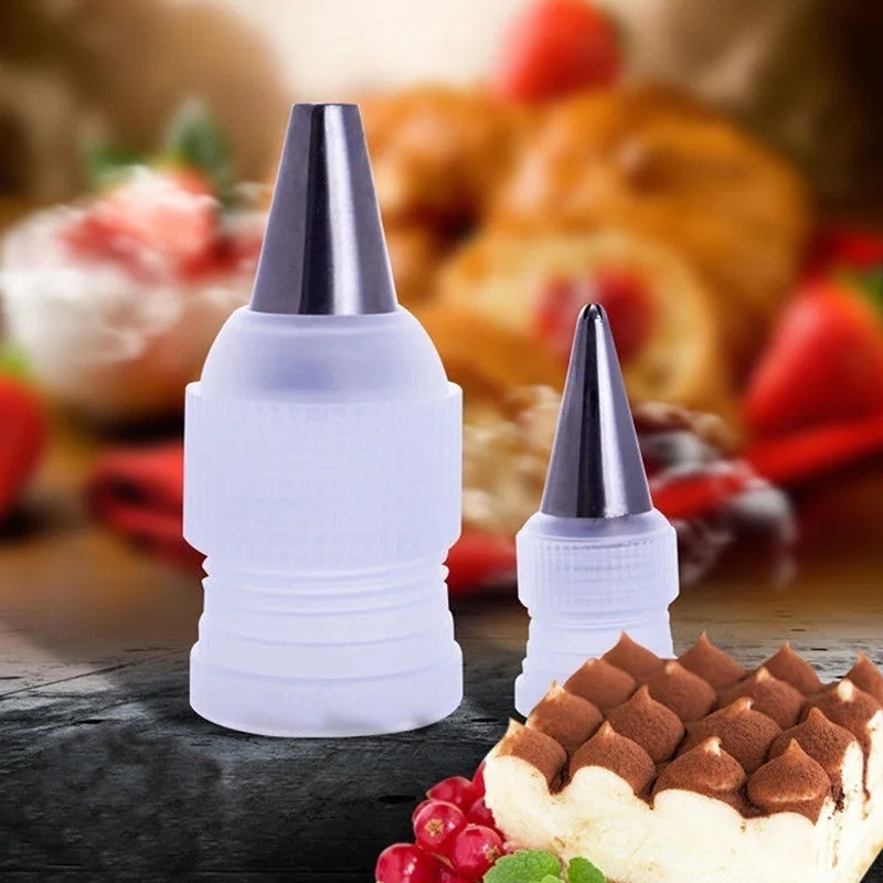 10Pcs Fashion Icing Piping Nozzles Tips Cake Decorating Converter Coupler Pastry Tool Home Tips