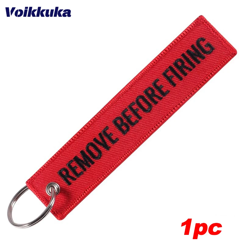 1 PC Wholesale Aviation Keychain Top Gun Maverick Medical Bag Both Sides Embroidery Car Tag Key Accessories Backpack Pendant