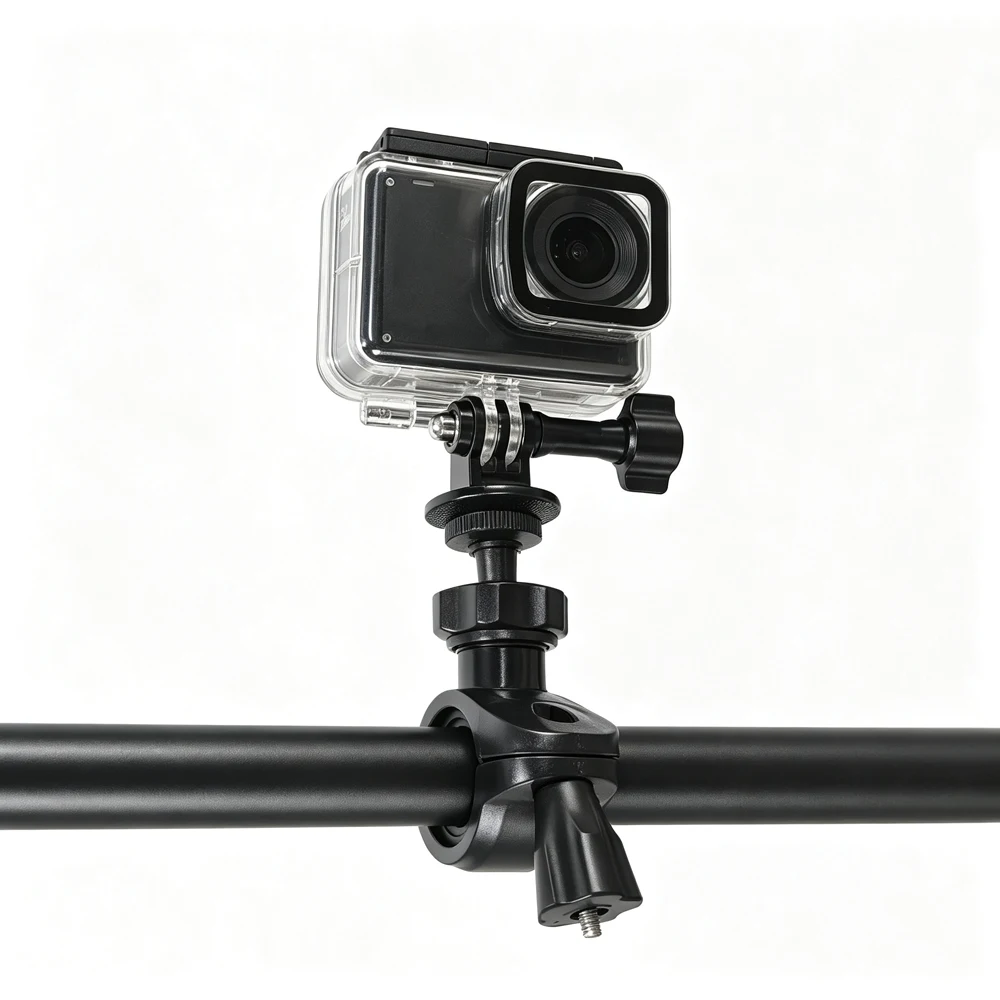 Bicycle Handlebar Mount Bike Holder For GoPro Hero 13 12 11 10 9 Insta360 X5 SJCAM AKASO DJI Osmo Action 6/5 PRO/4/3 Nano Camera