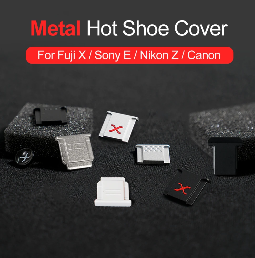 Camera Accessories Hot Shoe Cover Flash Camera Hot Shoe Cap Metal Cold Shoe Cover for Canon R10 Fujifilm XT3 Nikon ZFC Sony A7M4