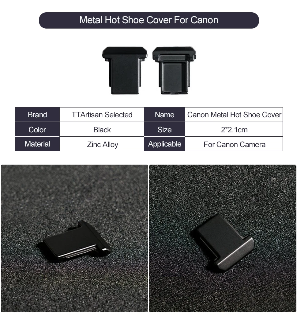 Camera Accessories Hot Shoe Cover Flash Camera Hot Shoe Cap Metal Cold Shoe Cover for Canon R10 Fujifilm XT3 Nikon ZFC Sony A7M4