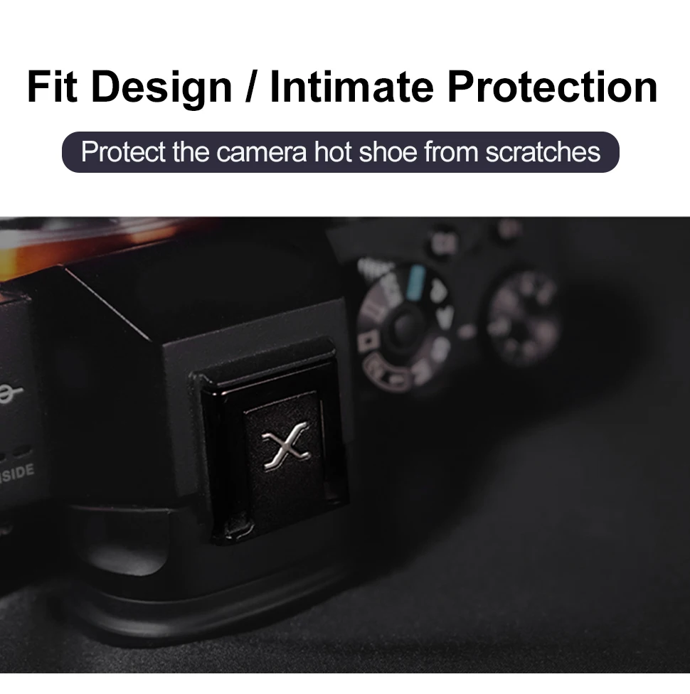 Camera Accessories Hot Shoe Cover Flash Camera Hot Shoe Cap Metal Cold Shoe Cover for Canon R10 Fujifilm XT3 Nikon ZFC Sony A7M4