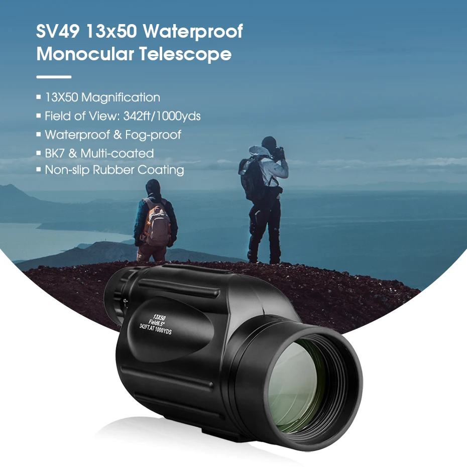 Svbony Telescope SV49 Monocular Powerful Professional Monoculars Waterproof Camping Equipment for Travel And Hunting