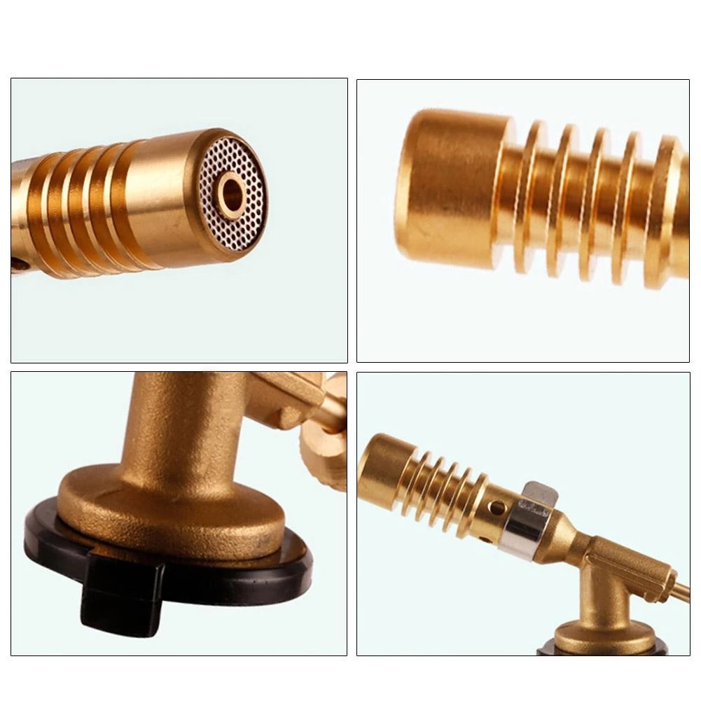 Gas Burner Flame Gas Torch Flame Gun Blowtorch Cooking Soldering Butane Auto Ignition Gas-Burner Lighter Heating Camping
