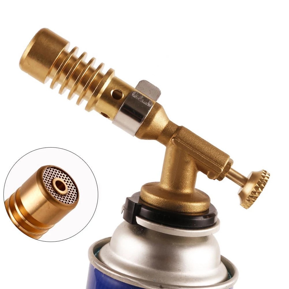 Gas Burner Flame Gas Torch Flame Gun Blowtorch Cooking Soldering Butane Auto Ignition Gas-Burner Lighter Heating Camping