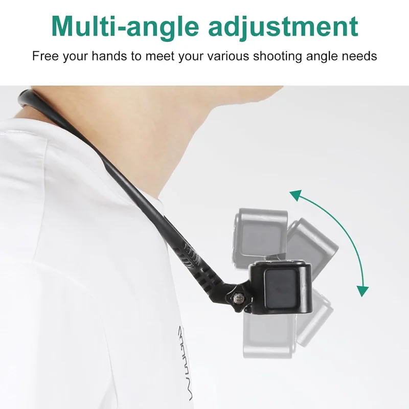 Neck Mount Necklace Holder Camera POV Mount for GoPro Hero 13 12 11 10 9 8 7 AKASO SJCAM DJI Osmo Action Insta360 Action Cameras
