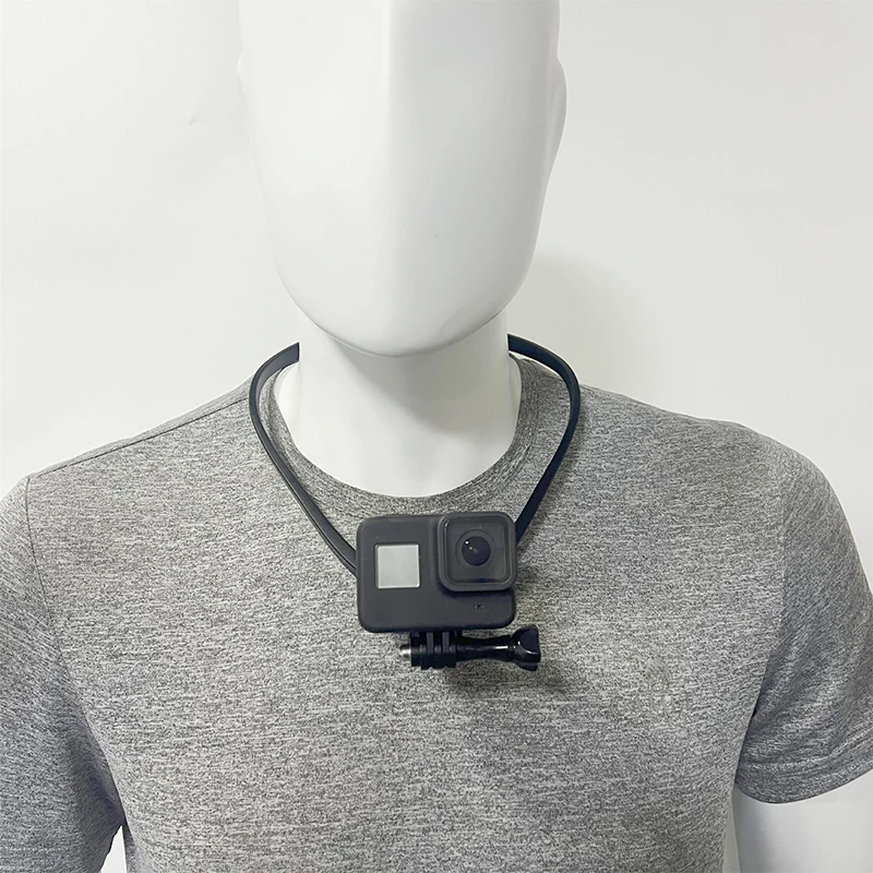 Neck Mount Necklace Holder Camera POV Mount for GoPro Hero 13 12 11 10 9 8 7 AKASO SJCAM DJI Osmo Action Insta360 Action Cameras