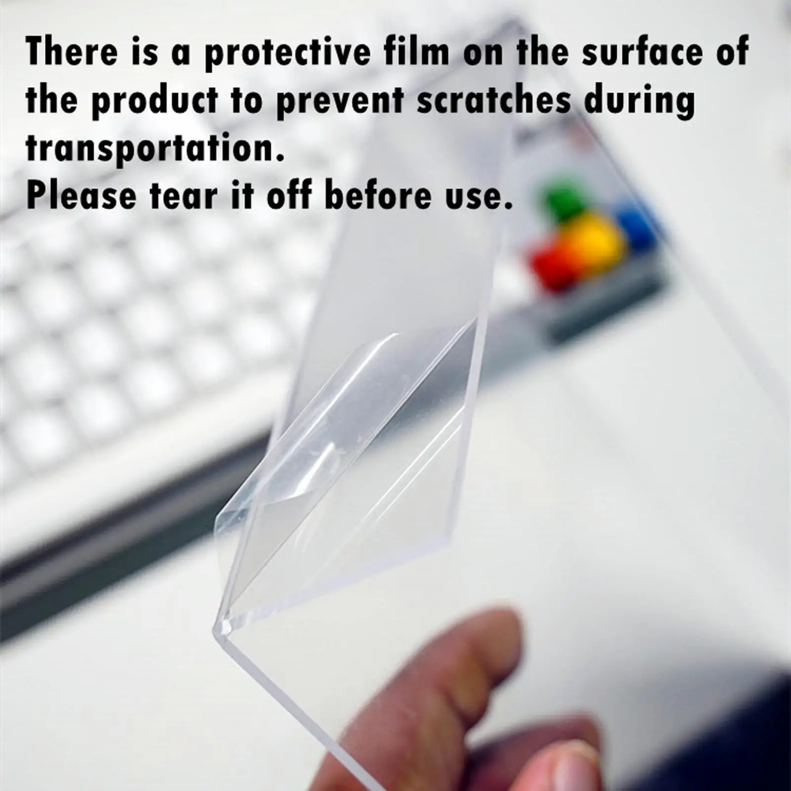 Acrylic Mechanical Keyboard Dust Cover Professional Easy to Use Computer Keyboard Accessories Transparent Protector for Office