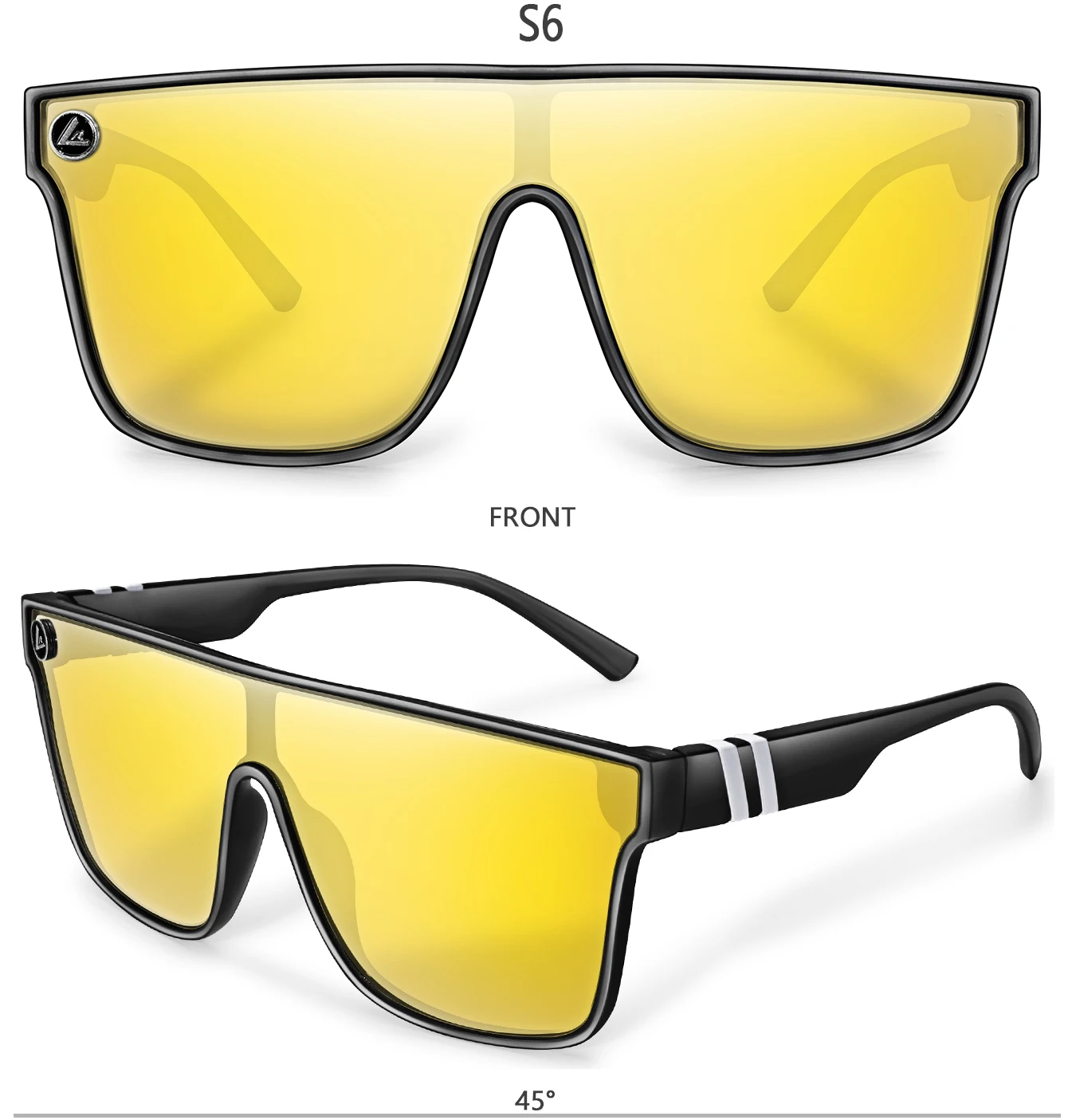 LOISRUBY Brand Sunglasses Outdoor Windproof Cycling Fishing Driving UV400 Eyewear Men Women Sports Luxury Multi Color Sunglasses
