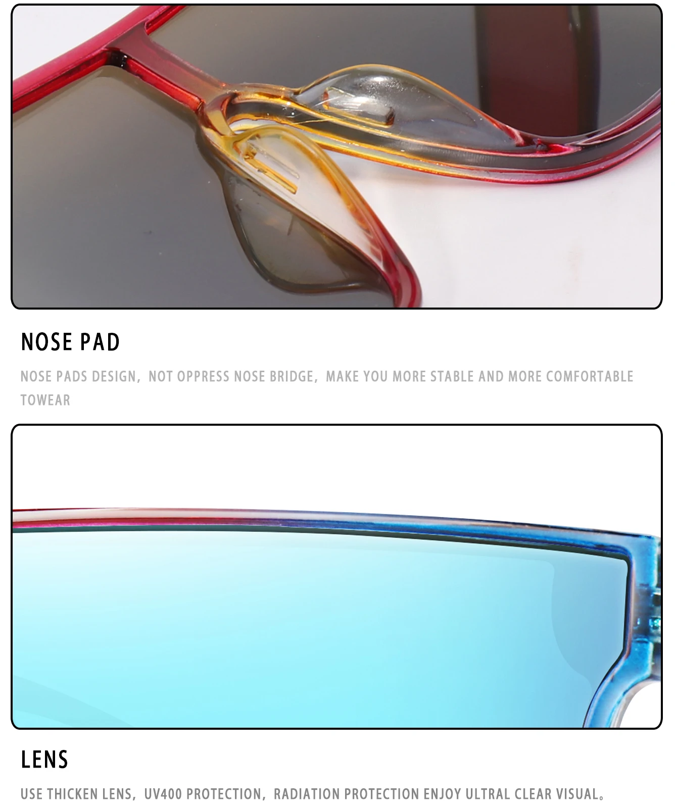 LOISRUBY Brand Sunglasses Outdoor Windproof Cycling Fishing Driving UV400 Eyewear Men Women Sports Luxury Multi Color Sunglasses