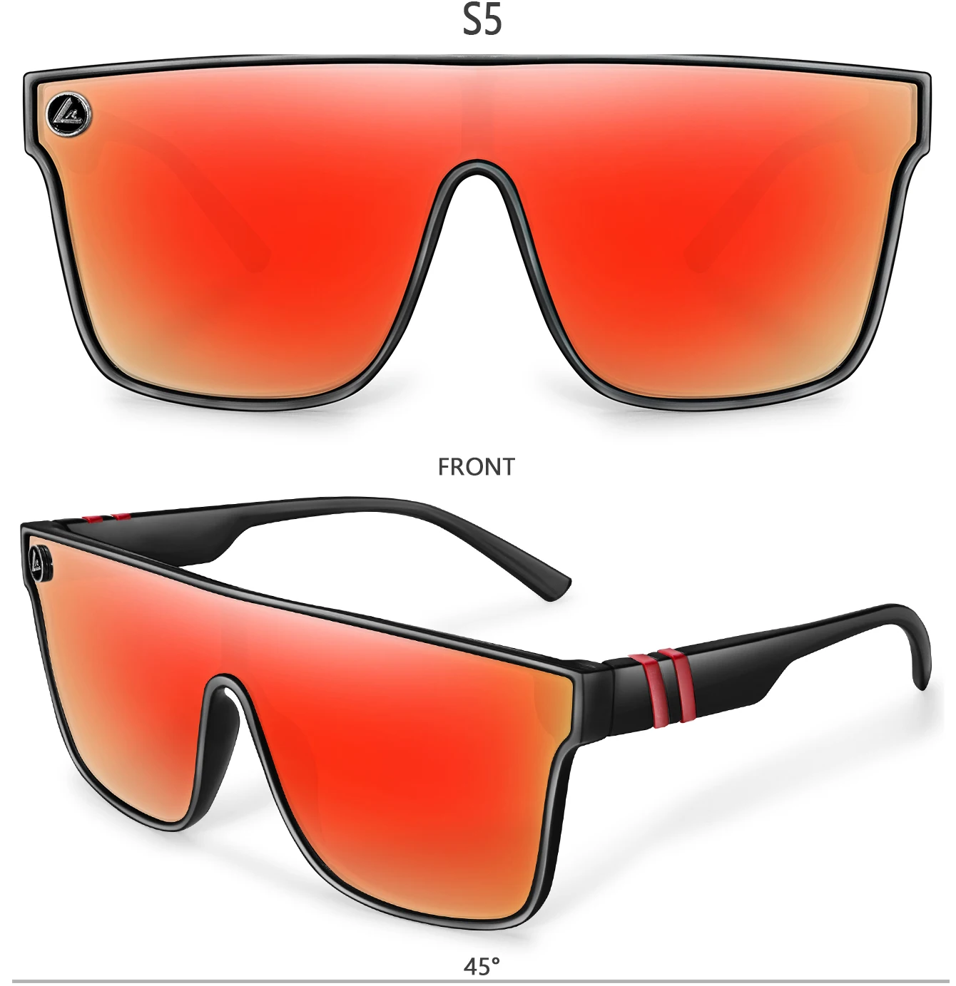 LOISRUBY Brand Sunglasses Outdoor Windproof Cycling Fishing Driving UV400 Eyewear Men Women Sports Luxury Multi Color Sunglasses