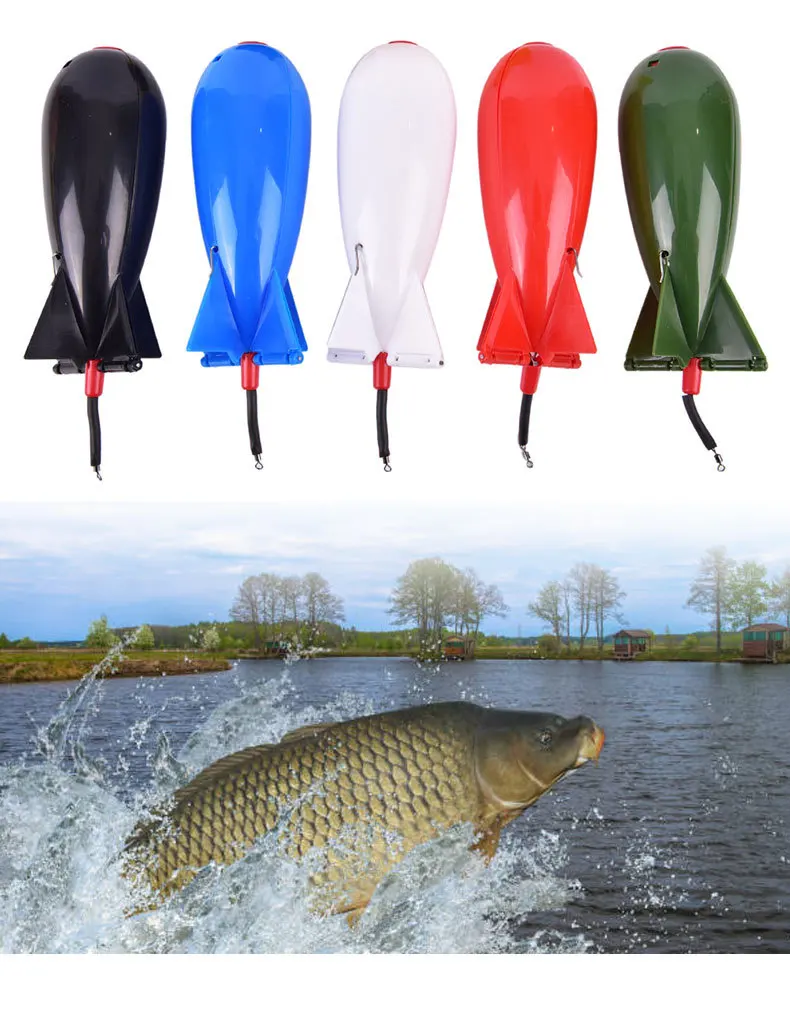 PRO BEROS Carp Fishing Rocket Feeder Spod Float Lure Bait Holder Spomb Pellet Rockets Feeders Position Gear Accessories
