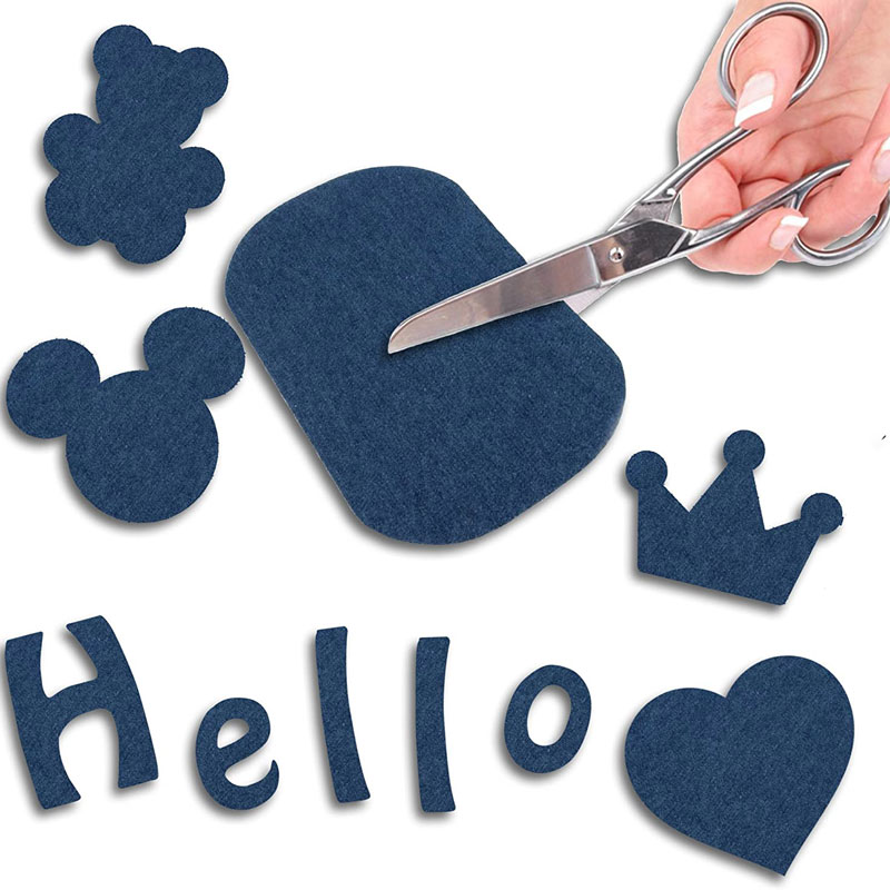 Denim Patches for Clothing - Super Glue Appliques, Iron-On & Sewing Fabric Embellishments, DIY Apparel Supplies for Pants and Ja