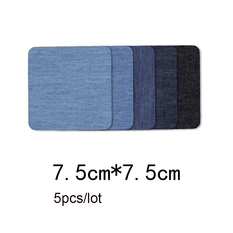 Denim Patches for Clothing - Super Glue Appliques, Iron-On & Sewing Fabric Embellishments, DIY Apparel Supplies for Pants and Ja