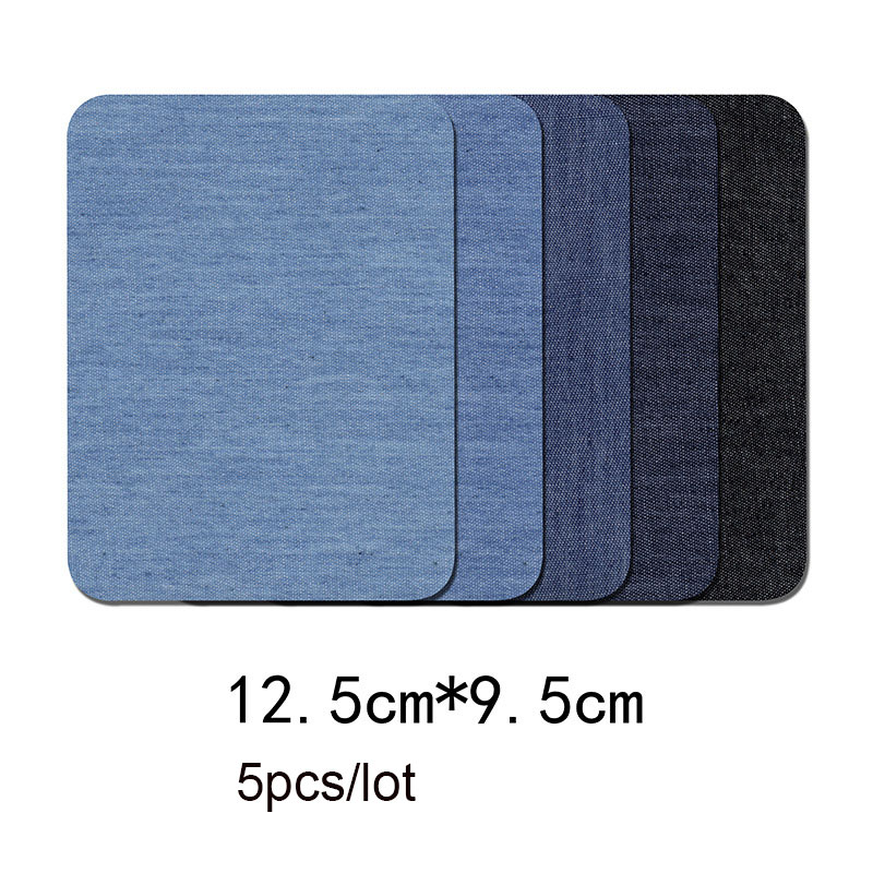 Denim Patches for Clothing - Super Glue Appliques, Iron-On & Sewing Fabric Embellishments, DIY Apparel Supplies for Pants and Ja