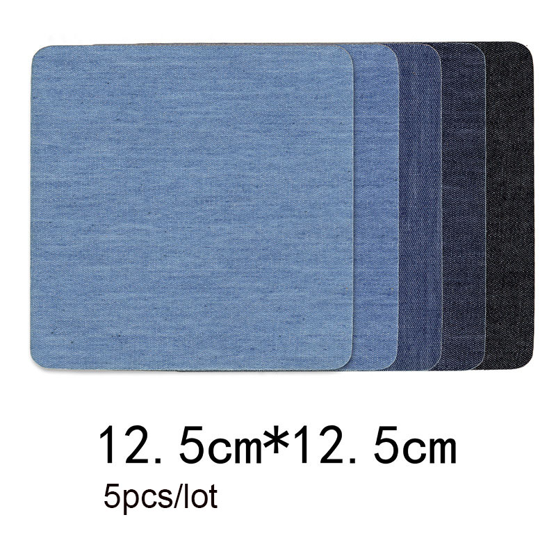 Denim Patches for Clothing - Super Glue Appliques, Iron-On & Sewing Fabric Embellishments, DIY Apparel Supplies for Pants and Ja