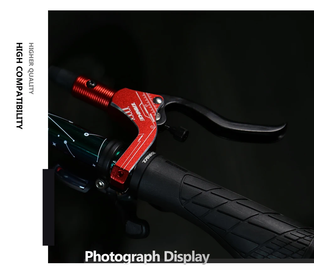 TANKE MTB Bike Hydraulic Disc Brake Set 160mm Rotors Oil Calliper Plate Front Rear Mountain Bicycle Clamp 22.2mm Handle A Pillar