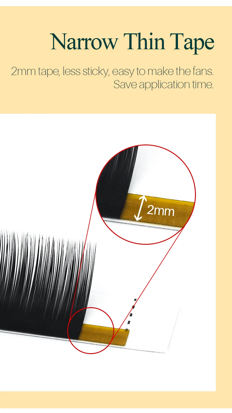 H&L SINCE 1990 20Rows Individual Eyelash Extensions Lashes Maquiagem Cilios for Soft Natural Faux Mink Eyelashes for