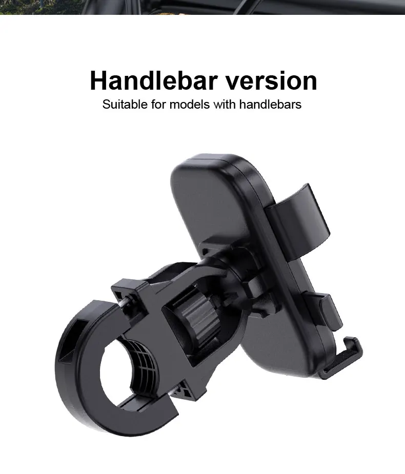 Anti-slip Phone Mount 360° Rotatable Adjustable Bike Phone Mount for Outdoor Cycling, Mountain Bike Accessories