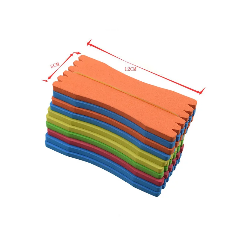 10Pcs Fishing Foam Spools Fishing Line Winding Board Rig Holder Fishing Line Accessories Rig Winders Random Colour