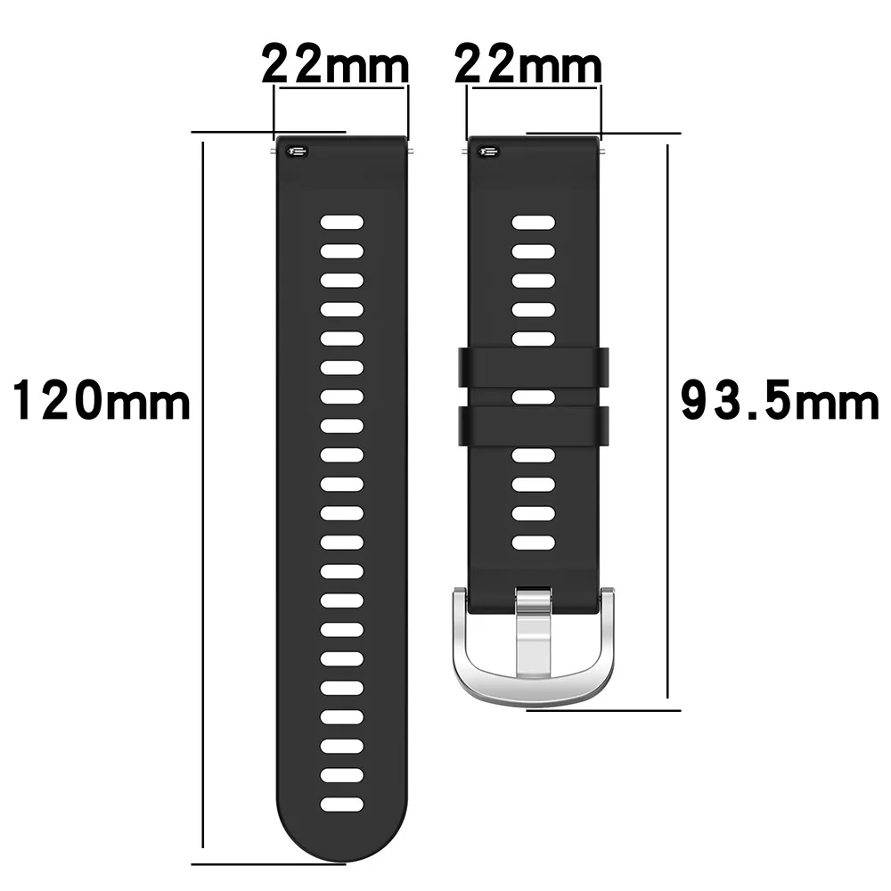 For Garmin Forerunner 255 255S 265S 265 Silicone Bracelet Strap for Garmin Vivoactive 4 4S Venu 2 3S Smart Watch Band