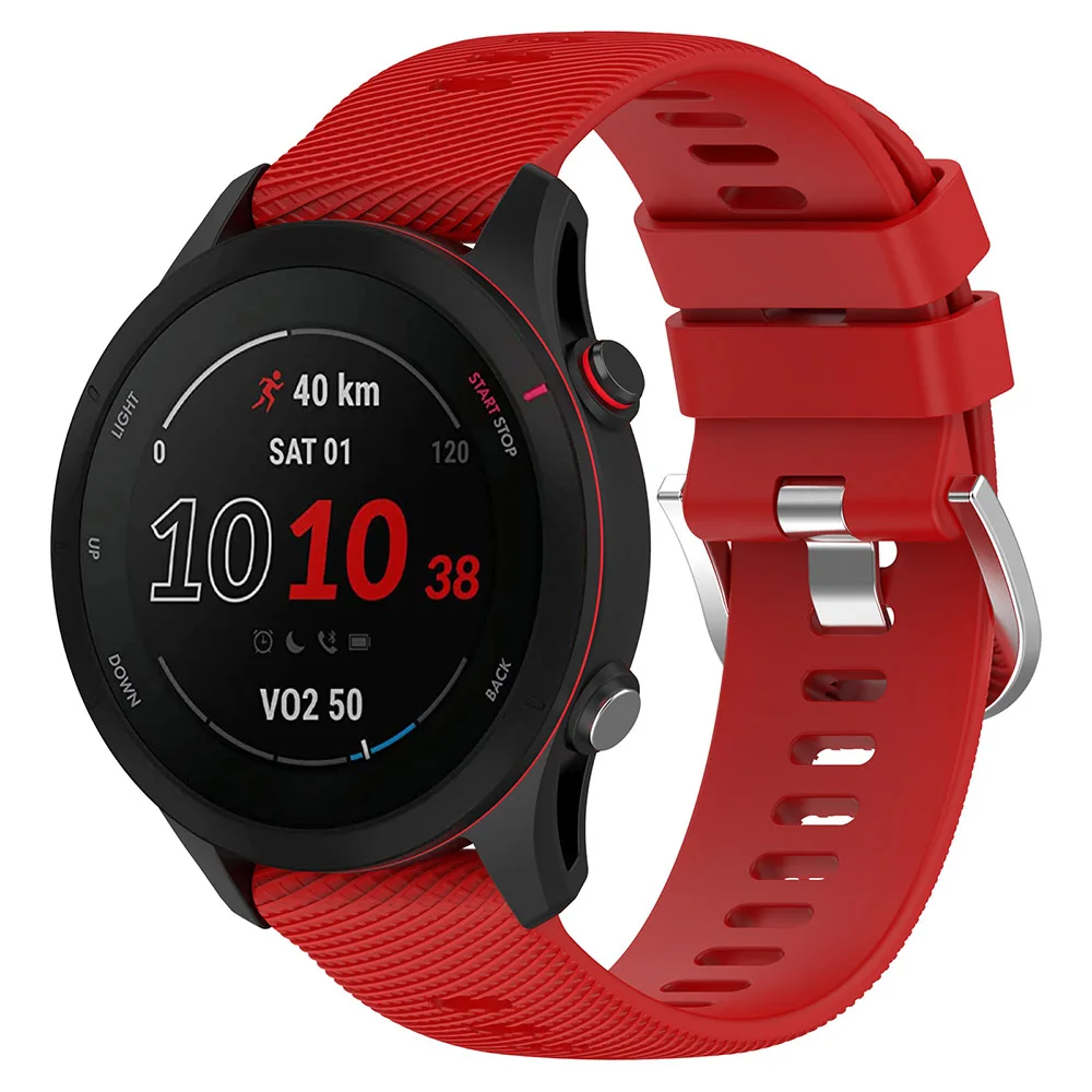 For Garmin Forerunner 255 255S 265S 265 Silicone Bracelet Strap for Garmin Vivoactive 4 4S Venu 2 3S Smart Watch Band