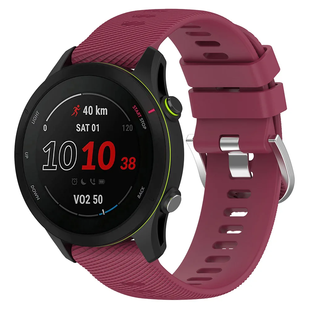 For Garmin Forerunner 255 255S 265S 265 Silicone Bracelet Strap for Garmin Vivoactive 4 4S Venu 2 3S Smart Watch Band