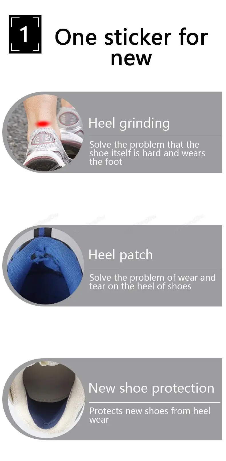 New Sports Shoes Patches Breathable Shoe Pads Patch Sneakers Heel Protector Adhesive Patch Repair Shoes Heel Foot Care products
