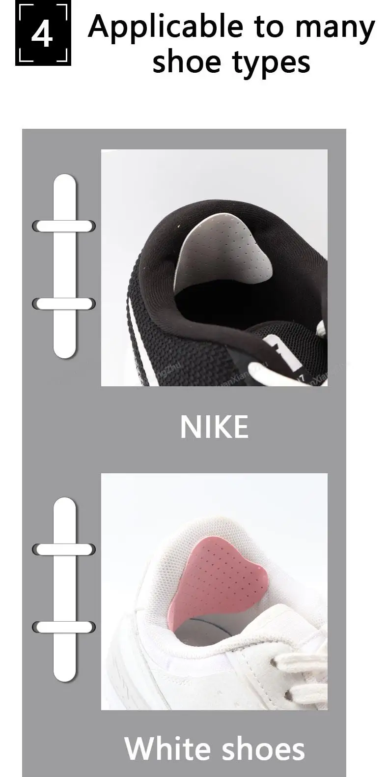 New Sports Shoes Patches Breathable Shoe Pads Patch Sneakers Heel Protector Adhesive Patch Repair Shoes Heel Foot Care products
