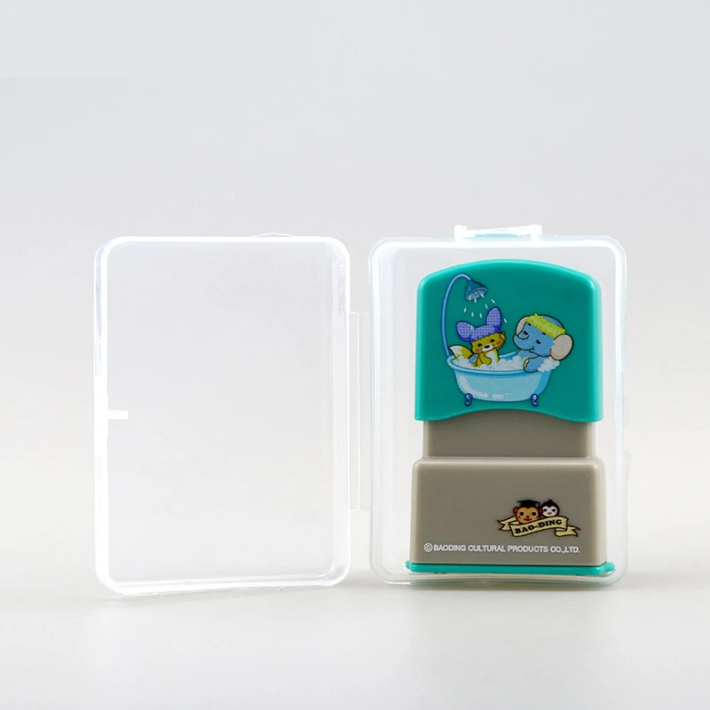 Customized Name Stamp Paints Personal Student Child Engraved Waterproof Non-fading Kindergarten Cartoon Clothing Name Seal
