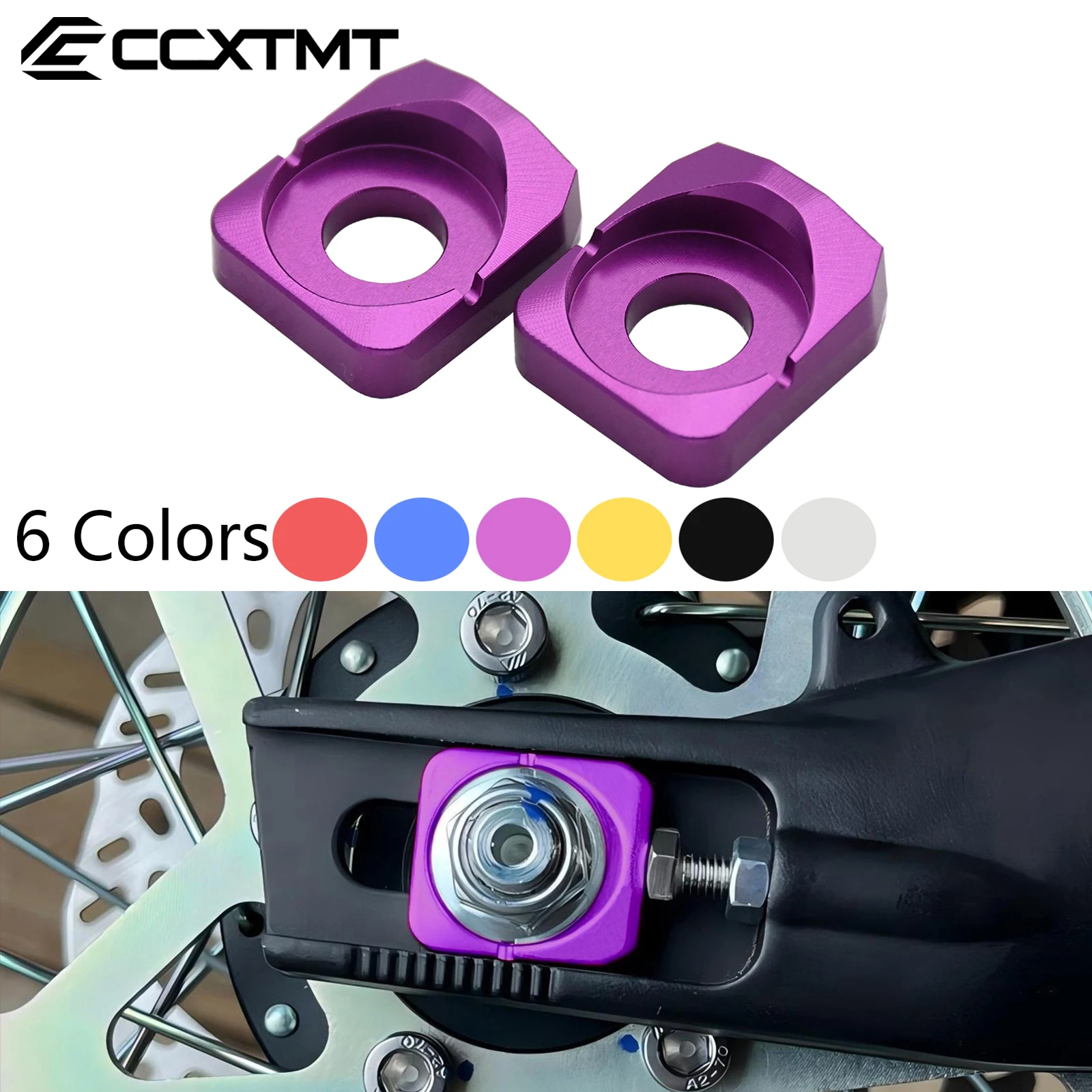 Motocross Rear Axle Blocks Chain Adjuster For Sur Ron Sur-Ron Surron Light Bee X & Light Bee S Universal Electric Bike Parts