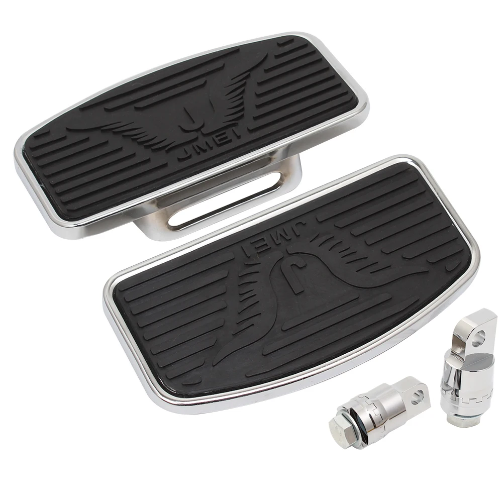 Adjustable Motorcycle Adjustable Passenger Floorboard Mount-Style Foot Rest Floorboards For Harley Dyna Electra Glide