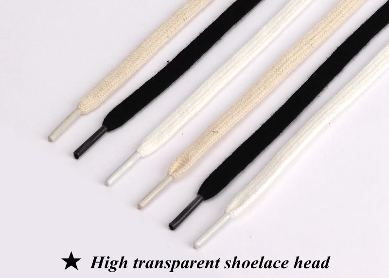 1Pair Shoelaces Classic Retro Double Weave Shoelace Canvas Cotton Flat Shoe Laces Sneaker Strings Bootlaces Sport Boot Shoe Lace