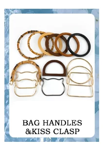 1Pc Deepeel 14-28cm Wooden Bag Handle Bags Closure Kiss Clasp Purse Frames Lock Buckles Handles DIY Sewing Brackets Accessories