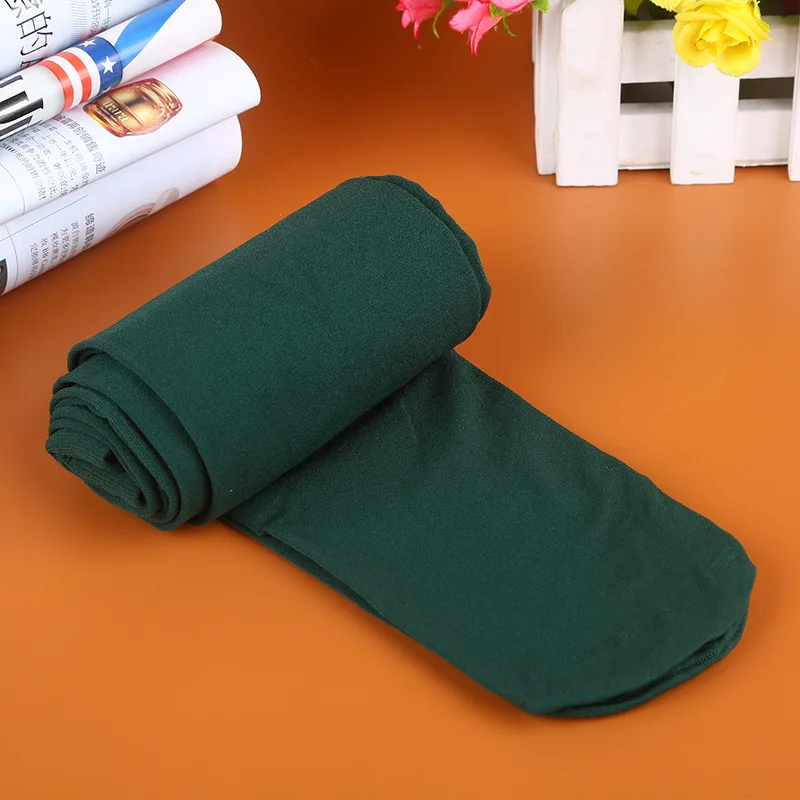 Women Candy Color Warm Sexy Tights 120D Velvet Seamless Pantyhose Spring Summer Large Elastic Long Stockings