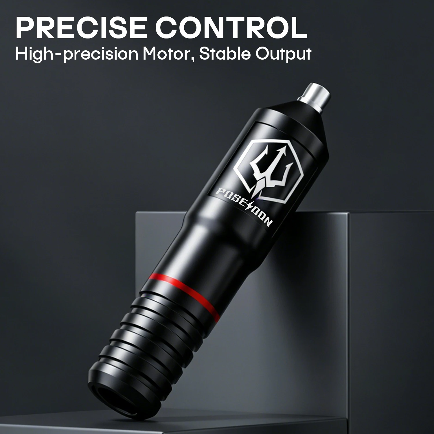 Alloy Tattoo Pen Kit POSEIDON High Quality Black Tattoo Kit 20 Tattoo Needles High Power Tattoo Power Supply Tattoo Gun Kit