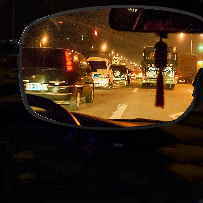 Anti-Glare Night Vision Driver Goggles Fashion Sunglasses Cycling Goggles Night Driving Enhanced Light Glasses Car Accessories