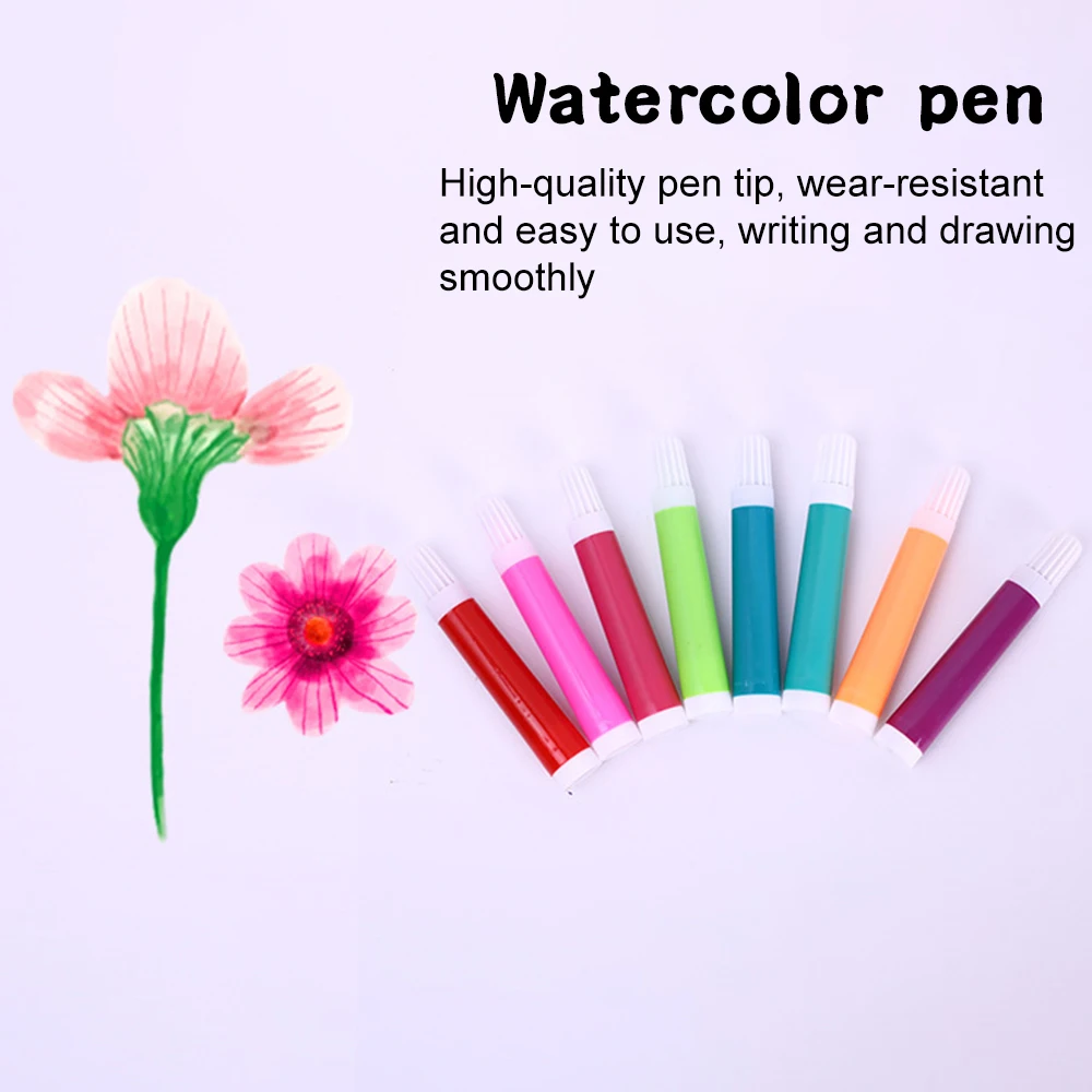 208 Pieces Set Watercolor Pen Set For Paintings Including Some Random Colored Tools Art Supplies For Sketching Artistic Gift