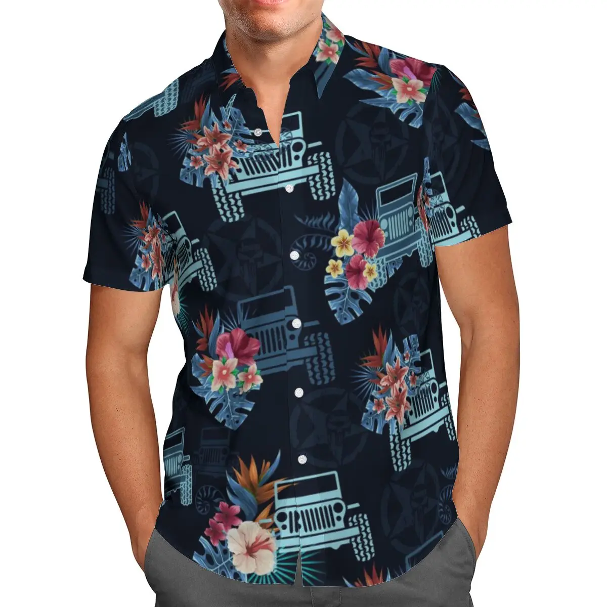 New Hawaiian Floral Blouse Beach Shirt Men Men's Rockabilly Casual Retro Summer Classic Style Harajuku 3D Printed Rock El Rey