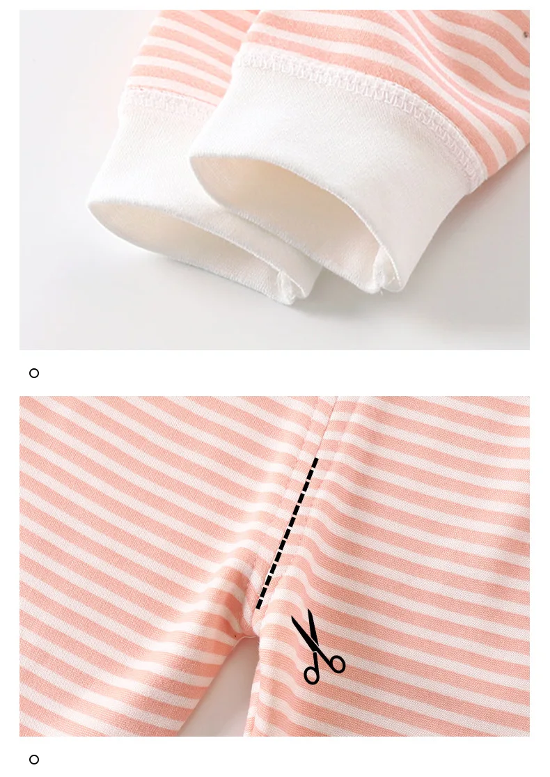 0-5-Year-Old Baby Plush Children's Pajamas Solid Color Long-Sleeved Pants Breathable Pajamas for Boys and Girls Casual Wear