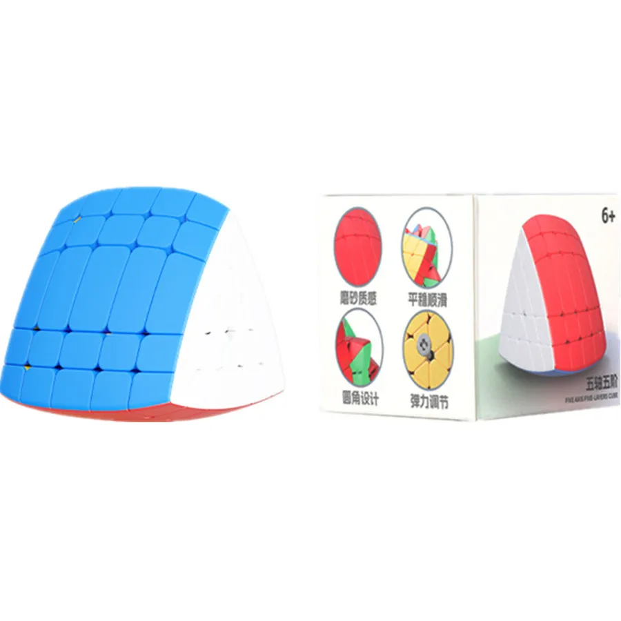Shengshou Five Axis 2 3 4 5 Layers Cube 3x3 Magic Speed Cube Stickerless Professional Pentahedron Cubo Magico Puzzle Toys
